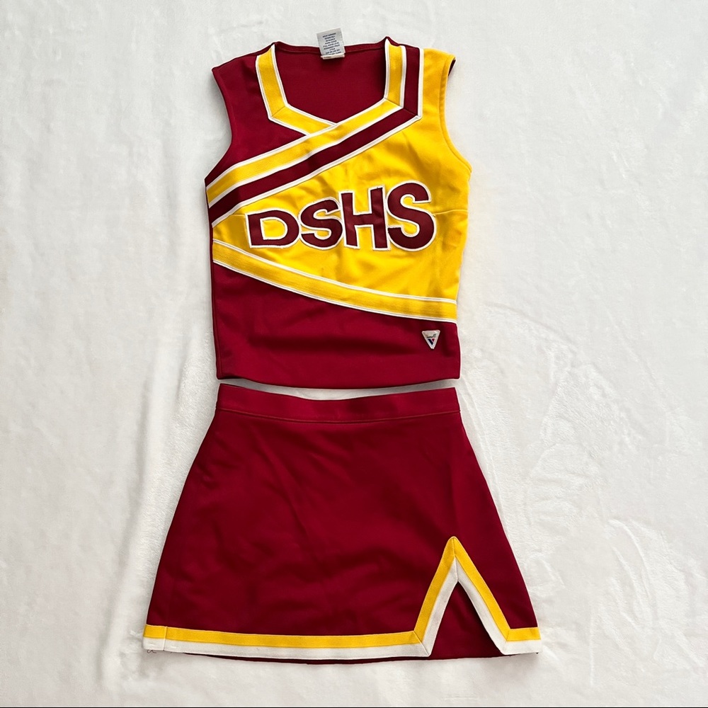 Cheerleader Uniform Halloween Costume Cosplay Womens Size 0 Juniors Size 3